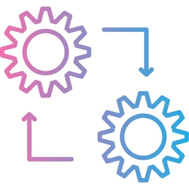 Cog ayarları vektör illüstrasyonuName