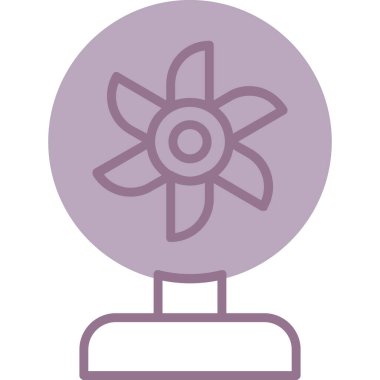 Çiçek. Web simgesi basit illüstrasyon