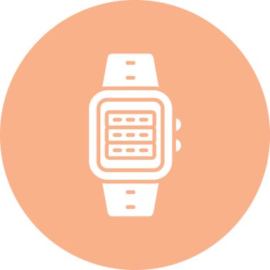 smartwatch simge vektör çizimi