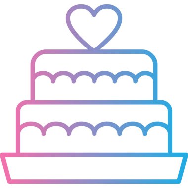 düğün pastası düğün ikonu