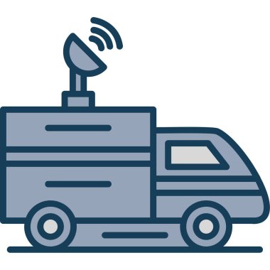 radyo uydu vektör simgesi