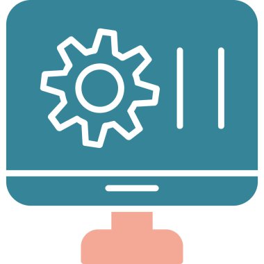 Ayarlama. Web simgesi basit illüstrasyon