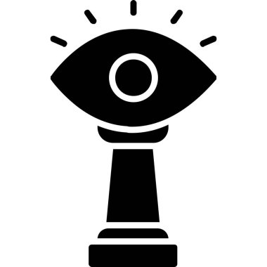 Göz simgesi vektör illüstrasyonu