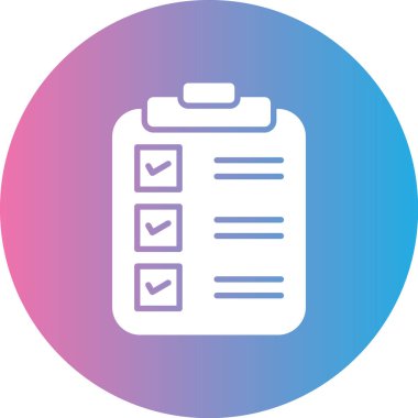 Kontrol simgesinin vektör illüstrasyonu