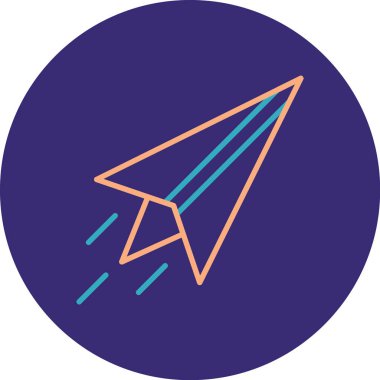 uçak ikonu vektör illüstrasyonu