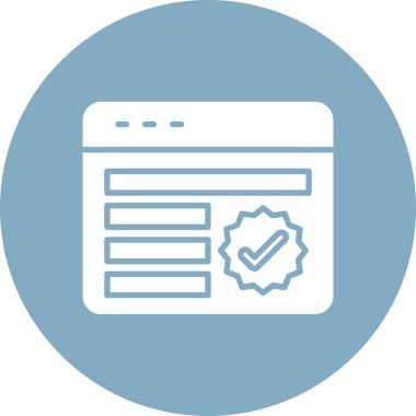 Web ve Geliştirme düz vektör simgesi