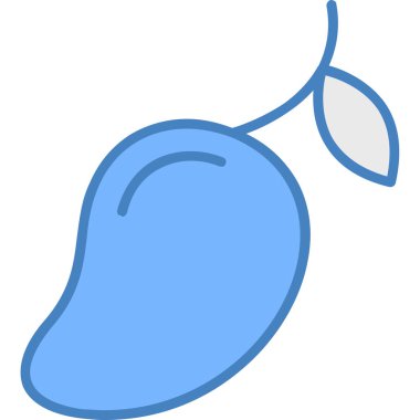 Armut meyve ikonu. Ağ için armut vektör simgelerinin özet çizimi