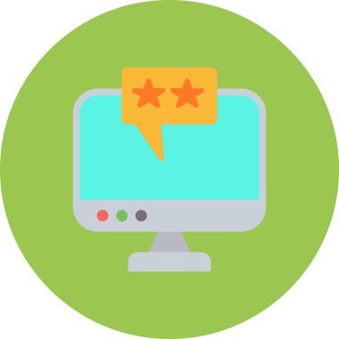 derecelendirme web vektörü simgesi