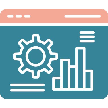 Web tasarım vektörü simgesi