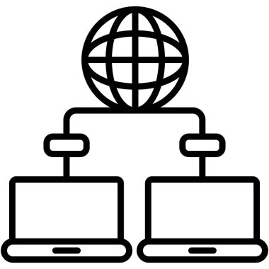 genel ağ simgesi çizimi