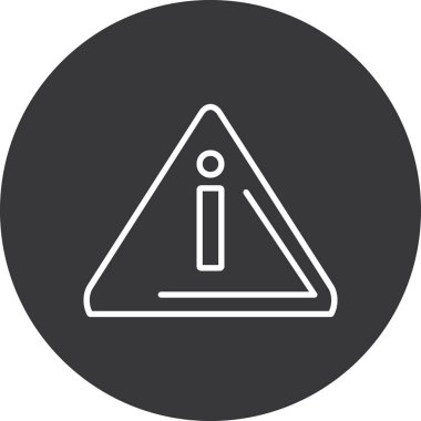 Uyarı işareti, vektör illüstrasyonu