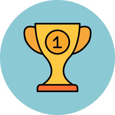 Ödül. Web simgesi basit illüstrasyon