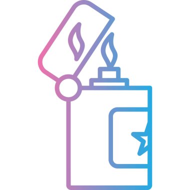 Yangın söndürücüsü. Web simgesi basit illüstrasyon