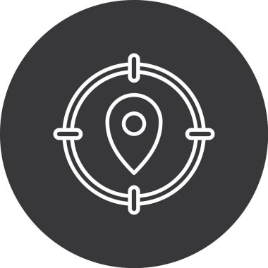 seo modern simgesinin vektör illüstrasyonu