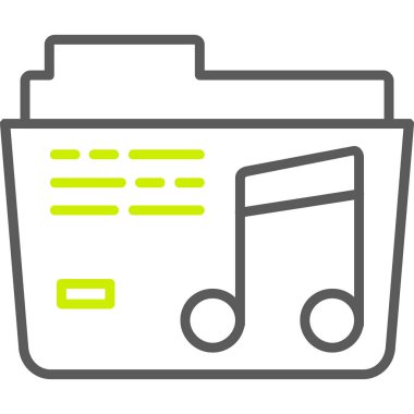 Belge. Web simgesi basit illüstrasyon