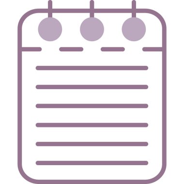 Takvim. Web simgesi basit illüstrasyon