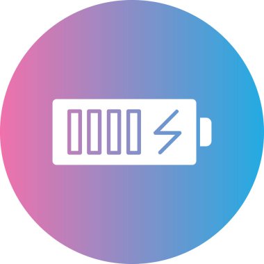 Pil simgesinin vektör illüstrasyonu