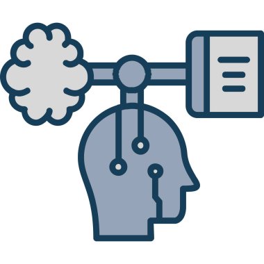 ok vektör dizaynlı beyin ve dişliler