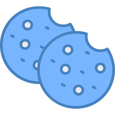 Yiyecek ve içecek ikonu. vektör illüstrasyonu