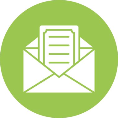 e-posta mektup simgesi ana hat biçiminde