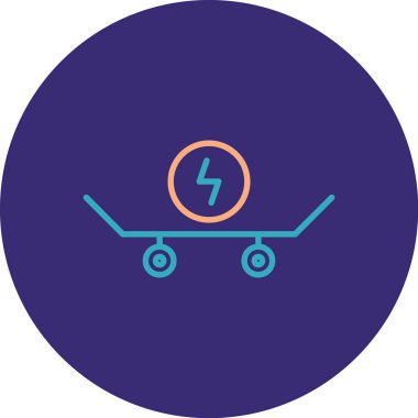 vektör elektrik simgesi illüstrasyonu