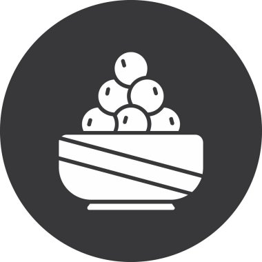 kek ikonu vektör illüstrasyonu