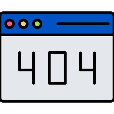 4 0 4 araba simgesi, vektör illüstrasyon tasarımı