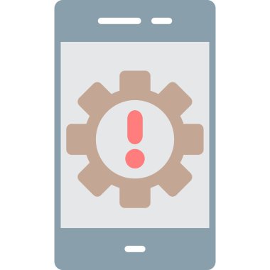 Telefon simgesi vektör illüstrasyonu