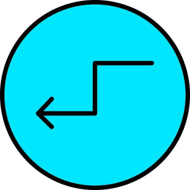 Yön ok simgesi. vektör illüstrasyonu