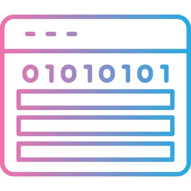 Web simgesi, basit ve tasarım vektör illüstrasyonu