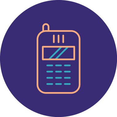 Vektör telefon simgesi illüstrasyonu