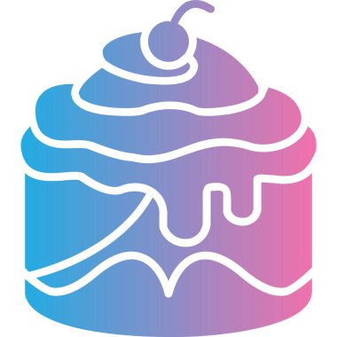 Tatlım. Web simgesi basit tasarım