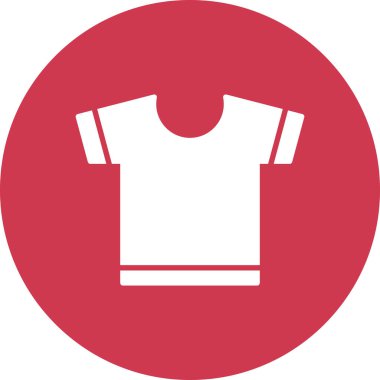 Gömlek düz vektör simgesi