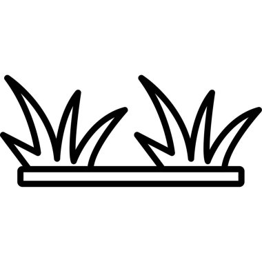 Bitki. Web simgesi basit illüstrasyon