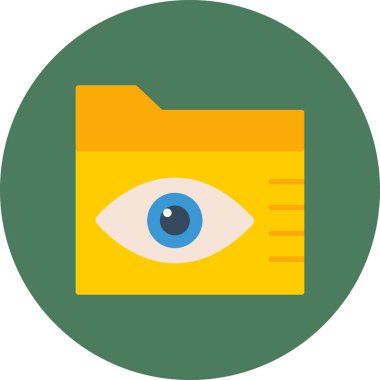 belge düz vektör simgesi