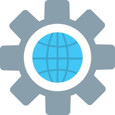 genel ayar simgesi vektör çizimi