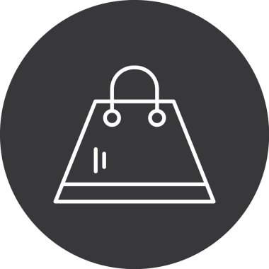 çanta çanta çanta simgesi modaya uygun izole edilmiş arkaplan