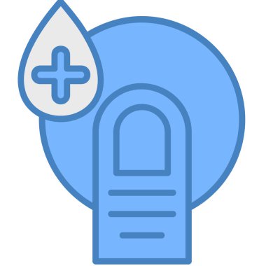 su damlası ikon vektör illüstrasyonu