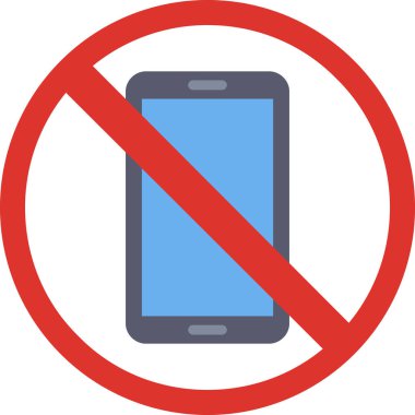 Düz biçimli cep telefonu simgesi yok