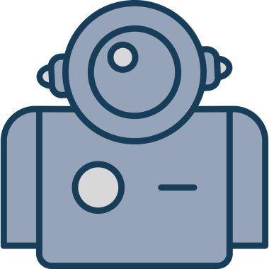 astronot uzay simgesi ile doldurulmuş - özet biçimi