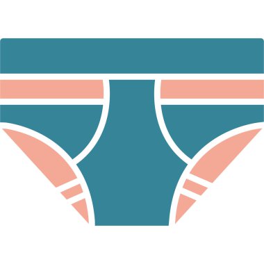 İç çamaşırı. Web simgesi vektör illüstrasyonu