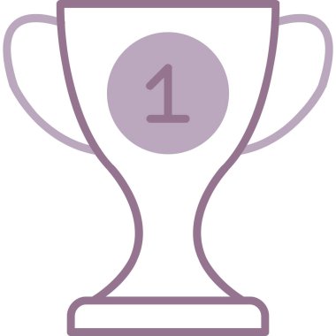 kupa simgesi, vektör illüstrasyonu