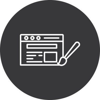 seo modern simgesinin vektör illüstrasyonu