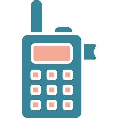 hesap makinesi simgesi, vektör illüstrasyonu