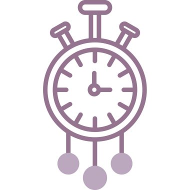 Kişisel ve ticari kullanım için saat vektör simgesi simgesi vektör çizimi..