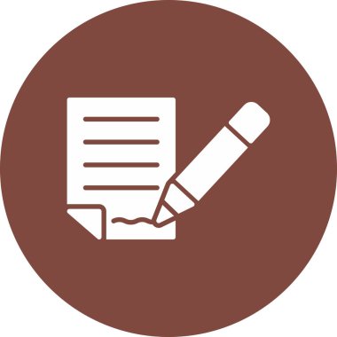 Belge. Web simgesi basit illüstrasyon