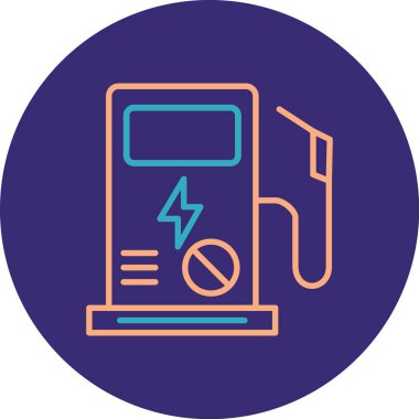 Güç. Web simgesi basit illüstrasyon