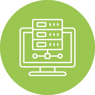 Modern dizüstü bilgisayar simgesinin vektör illüstrasyonu