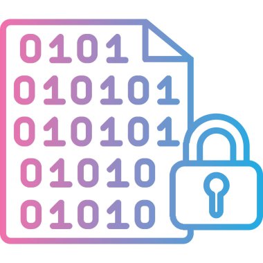 veri depolama rengi simgesi, vektör illüstrasyonu