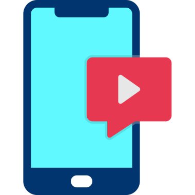 Mobil sohbet kutsal kişilerin resmi, vektör çizim